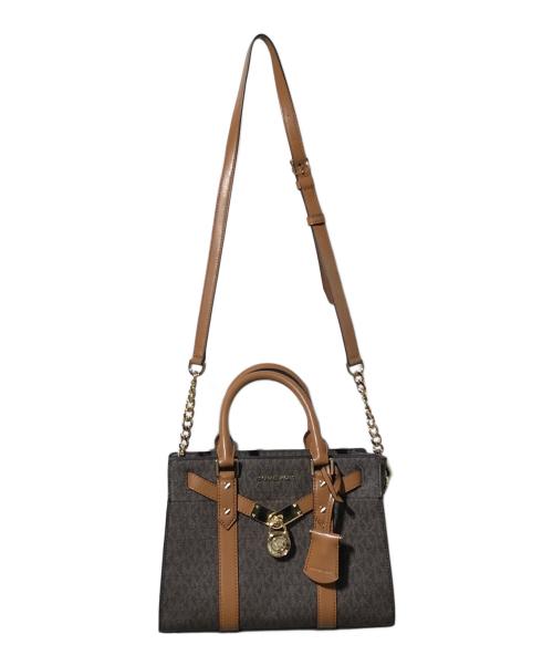 MICHAEL KORS（マイケル・コース）MICHAEL KORS (マイケル・コース) 2WAYバッグ ブラウンの古着・服飾アイテム