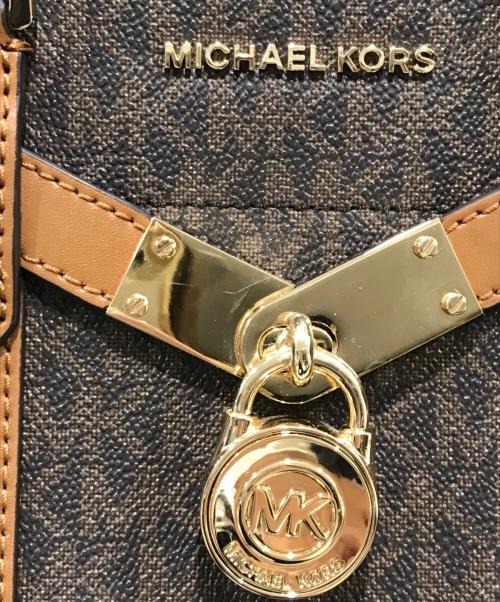 MICHAEL KORS（マイケル・コース）MICHAEL KORS (マイケル・コース) 2WAYバッグ ブラウンの古着・服飾アイテム