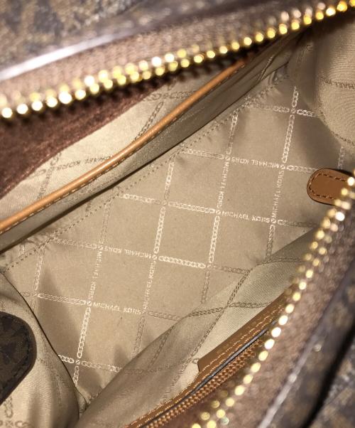 MICHAEL KORS（マイケル・コース）MICHAEL KORS (マイケル・コース) 2WAYバッグ ブラウンの古着・服飾アイテム