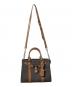 中古・古着 MICHAEL KORS (マイケル・コース) 2WAYバッグ ブラウン：10000円