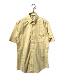 BROOKS BROTHERS（ブルックスブラザーズ）の古着「ショートスリーブチェックシャツ」｜イエロー