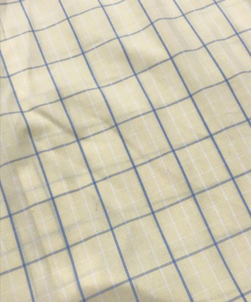 BROOKS BROTHERS（ブルックスブラザーズ）BROOKS BROTHERS (ブルックスブラザーズ) ショートスリーブチェックシャツ イエロー サイズ:15の古着・服飾アイテム
