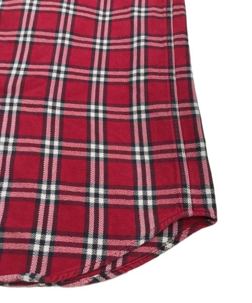 GAP（ギャップ）GAP (ギャップ) チェックネルシャツ/長袖シャツ レッド サイズ:Lの古着・服飾アイテム