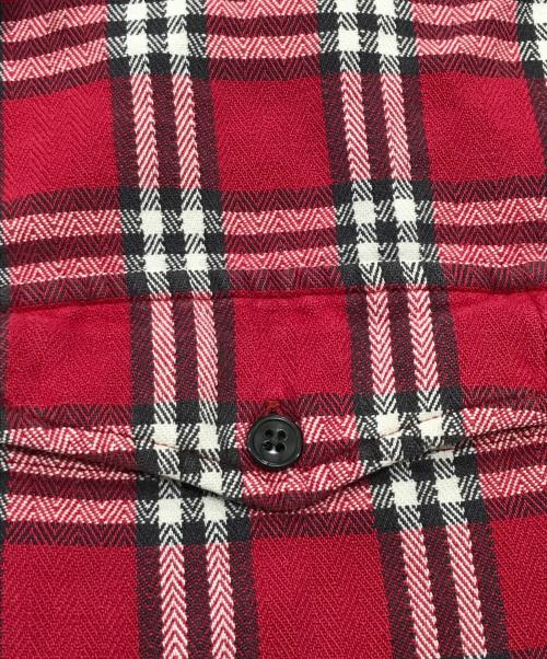 GAP（ギャップ）GAP (ギャップ) チェックネルシャツ/長袖シャツ レッド サイズ:Lの古着・服飾アイテム