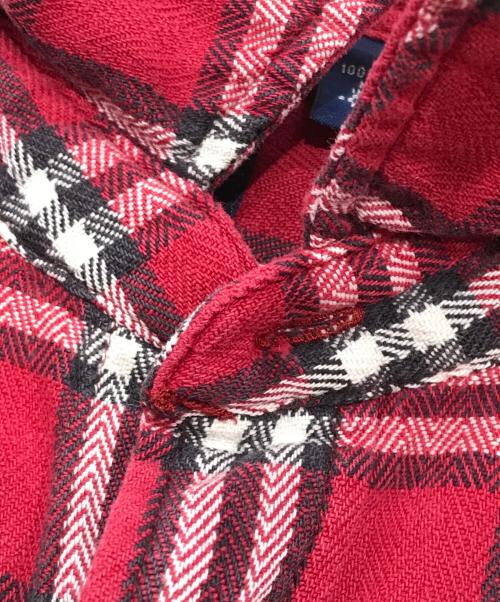 GAP（ギャップ）GAP (ギャップ) チェックネルシャツ/長袖シャツ レッド サイズ:Lの古着・服飾アイテム