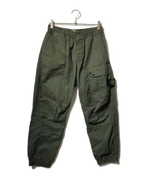 STONE ISLAND（ストーンアイランド）STONE ISLAND (ストーンアイランド) スーピマコットン ツイールストレッチ カーゴパンツ カーキ サイズ:W30の古着・服飾アイテム