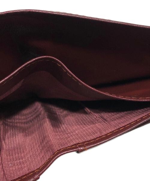 Cartier（カルティエ）Cartier (カルティエ) マスト折り財布 レッドの古着・服飾アイテム