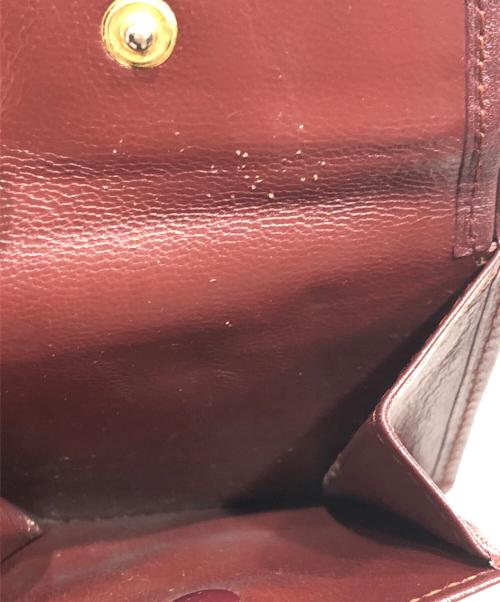 Cartier（カルティエ）Cartier (カルティエ) マスト折り財布 レッドの古着・服飾アイテム