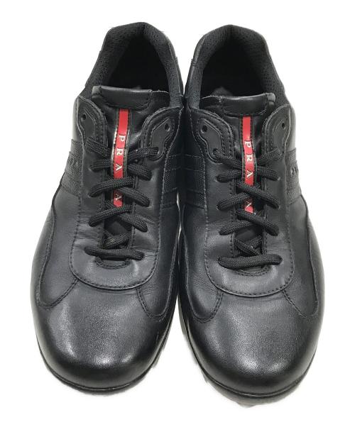 PRADA SPORTS（プラダスポーツ）PRADA SPORTS (プラダスポーツ) ローカットスニーカー ブラック サイズ:4E　7.5の古着・服飾アイテム