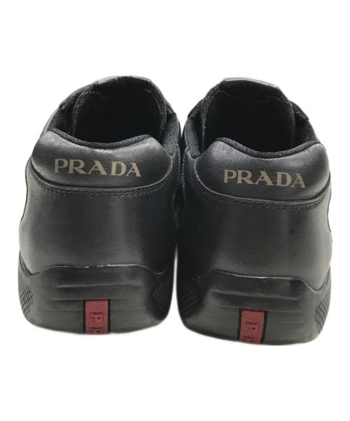 PRADA SPORTS（プラダスポーツ）PRADA SPORTS (プラダスポーツ) ローカットスニーカー ブラック サイズ:4E　7.5の古着・服飾アイテム