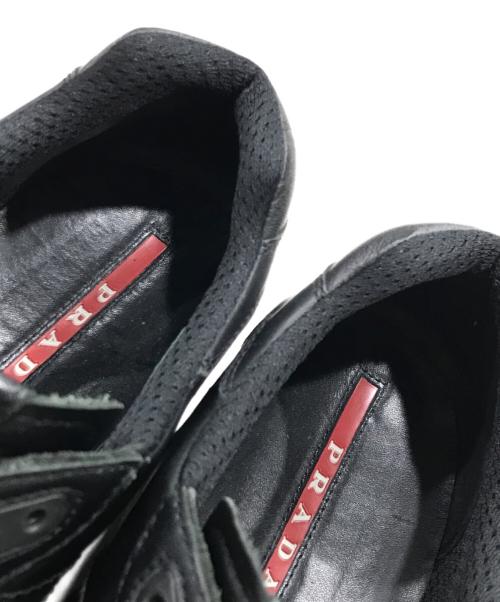 PRADA SPORTS（プラダスポーツ）PRADA SPORTS (プラダスポーツ) ローカットスニーカー ブラック サイズ:4E　7.5の古着・服飾アイテム