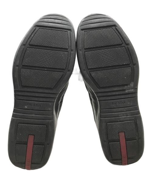 PRADA SPORTS（プラダスポーツ）PRADA SPORTS (プラダスポーツ) ローカットスニーカー ブラック サイズ:4E　7.5の古着・服飾アイテム