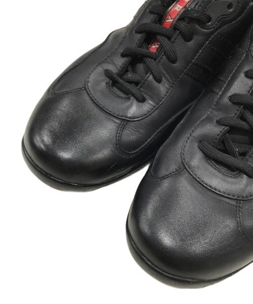 PRADA SPORTS（プラダスポーツ）PRADA SPORTS (プラダスポーツ) ローカットスニーカー ブラック サイズ:4E　7.5の古着・服飾アイテム