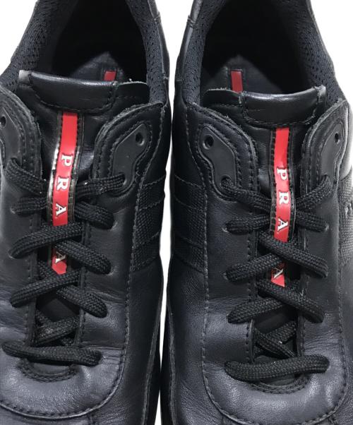 PRADA SPORTS（プラダスポーツ）PRADA SPORTS (プラダスポーツ) ローカットスニーカー ブラック サイズ:4E　7.5の古着・服飾アイテム