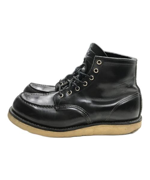 RED WING（レッドウィング）RED WING (レッドウィング) アイリッシュセッターモックトゥブーツ ブラック サイズ:9の古着・服飾アイテム