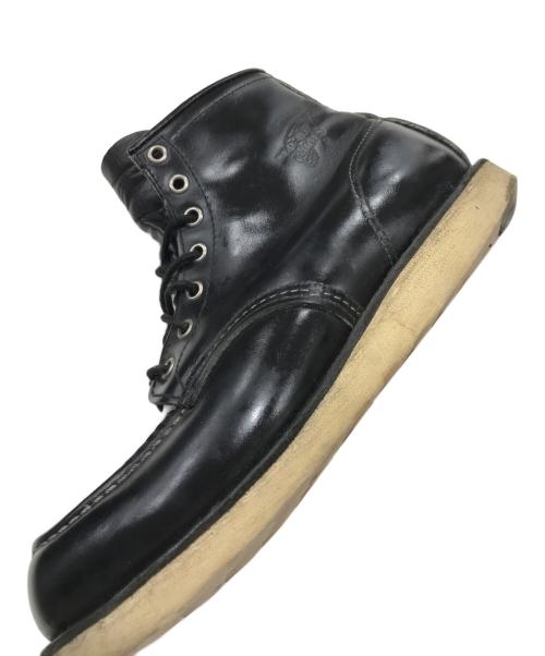 RED WING（レッドウィング）RED WING (レッドウィング) アイリッシュセッターモックトゥブーツ ブラック サイズ:9の古着・服飾アイテム