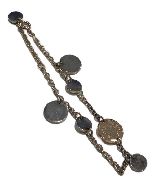 HERMES（エルメス）HERMES (エルメス) セリエコンフェッティブレスレット シルバー×ピンクゴールドの古着・服飾アイテム