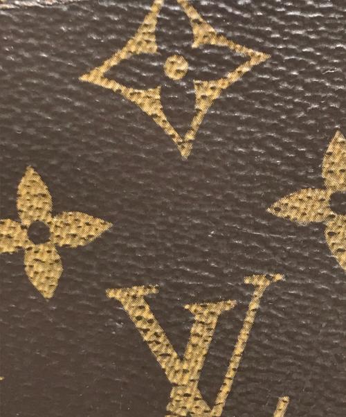 LOUIS VUITTON（ルイ ヴィトン）LOUIS VUITTON (ルイ ヴィトン) ラウンドファスナー長財布 ブラウン×ピンクの古着・服飾アイテム
