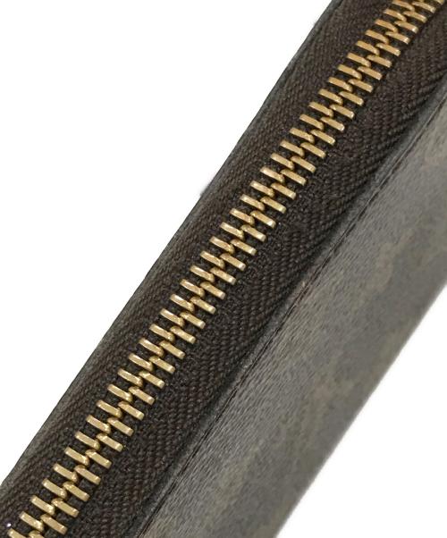 LOUIS VUITTON（ルイ ヴィトン）LOUIS VUITTON (ルイ ヴィトン) ラウンドファスナー長財布 ブラウン×ピンクの古着・服飾アイテム