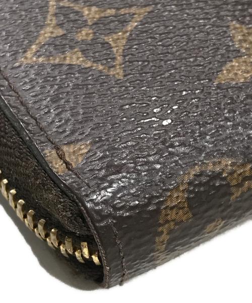LOUIS VUITTON（ルイ ヴィトン）LOUIS VUITTON (ルイ ヴィトン) ラウンドファスナー長財布 ブラウン×ピンクの古着・服飾アイテム