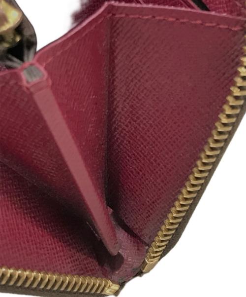 LOUIS VUITTON（ルイ ヴィトン）LOUIS VUITTON (ルイ ヴィトン) ラウンドファスナー長財布 ブラウン×ピンクの古着・服飾アイテム