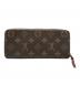 LOUIS VUITTON（ルイ ヴィトン）の古着「ラウンドファスナー長財布」｜ブラウン×ピンク
