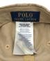 中古・古着 POLO RALPH LAUREN (ポロ・ラルフローレン) ポロベア刺繍キャップ ベージュ：7000円