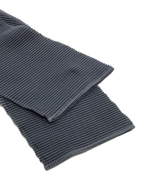 me ISSEY MIYAKE（ミーイッセイ ミヤケ）me ISSEY MIYAKE (ミーイッセイ ミヤケ) プリーツハイネックカットソー グレー サイズ:表記なしの古着・服飾アイテム
