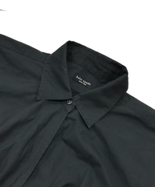 Kate Spade（ケイトスペード）Kate Spade (ケイトスペード) シャツワンピース ブラック サイズ:1の古着・服飾アイテム