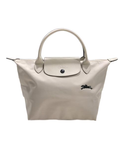 LONGCHAMP（ロンシャン）LONGCHAMP (ロンシャン) ルプリアージュトートバッグ アイボリーの古着・服飾アイテム