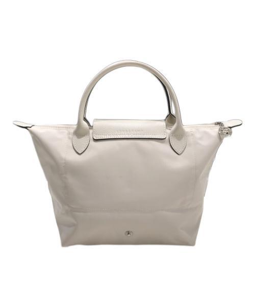 LONGCHAMP（ロンシャン）LONGCHAMP (ロンシャン) ルプリアージュトートバッグ アイボリーの古着・服飾アイテム