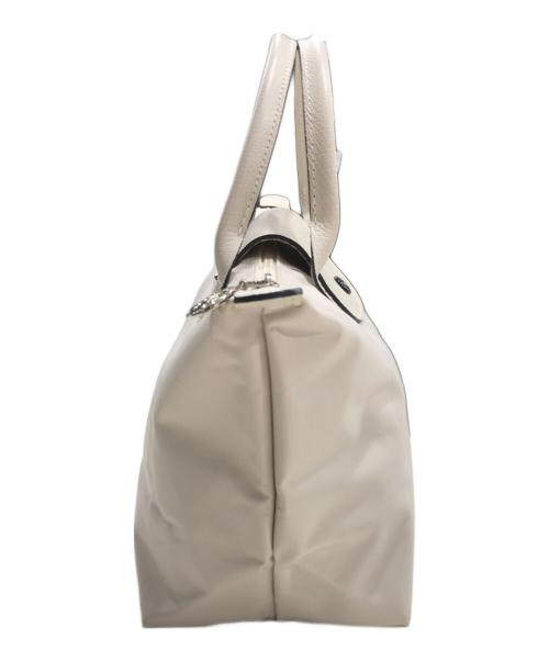 LONGCHAMP（ロンシャン）LONGCHAMP (ロンシャン) ルプリアージュトートバッグ アイボリーの古着・服飾アイテム