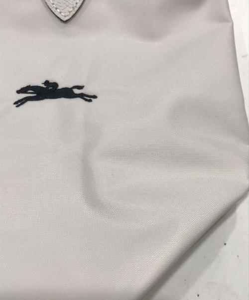 LONGCHAMP（ロンシャン）LONGCHAMP (ロンシャン) ルプリアージュトートバッグ アイボリーの古着・服飾アイテム
