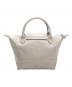 LONGCHAMP (ロンシャン) ルプリアージュトートバッグ アイボリー：8000円