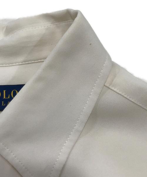 POLO RALPH LAUREN（ポロ・ラルフローレン）POLO RALPH LAUREN (ポロ・ラルフローレン) プルオーバーシルクシャツ アイボリー サイズ:XSの古着・服飾アイテム