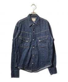 LEVI'S（リーバイス）の古着「ロングホーンウエスタンデニムシャツ/ボタンデニムシャツ」｜インディゴ