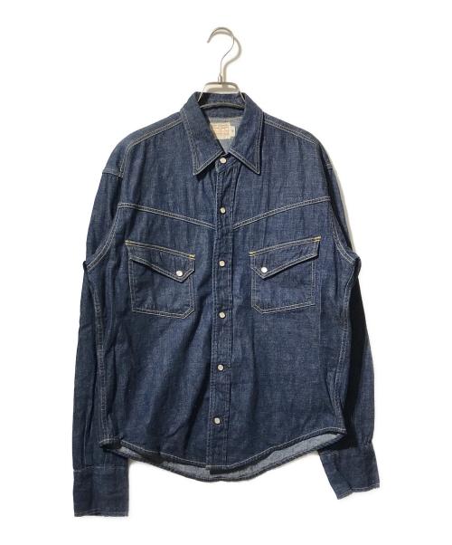 LEVI'S（リーバイス）LEVI'S (リーバイス) ロングホーンウエスタンデニムシャツ/ボタンデニムシャツ インディゴ サイズ:40の古着・服飾アイテム