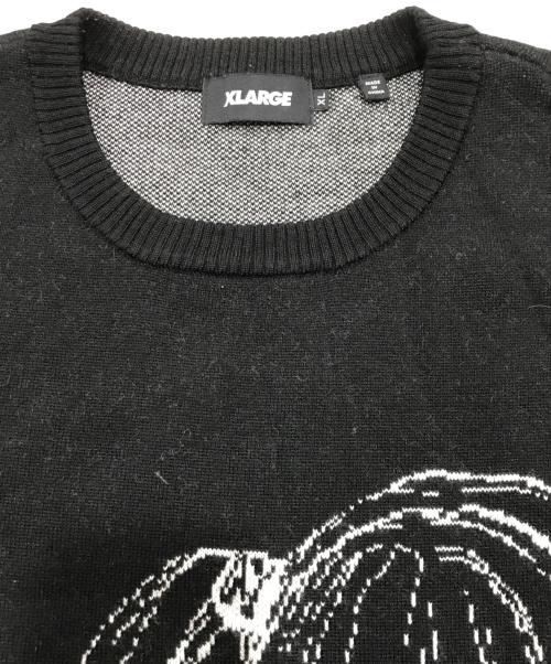 X-LARGE（エクストララージ）X-LARGE (エクストララージ) DEATH NOTE (デスノート) ミサ ニット ブラック サイズ:XLの古着・服飾アイテム