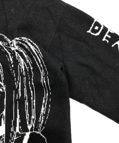 X-LARGE（エクストララージ）X-LARGE (エクストララージ) DEATH NOTE (デスノート) ミサ ニット ブラック サイズ:XLの古着・服飾アイテム
