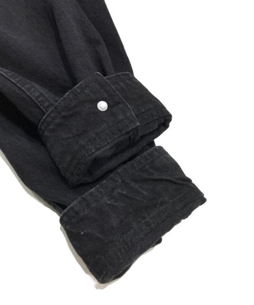 LACOSTE（ラコステ）LACOSTE (ラコステ) ブラック ヘビーオンスデニムジャケット ブラック サイズ:39　170/92Aの古着・服飾アイテム