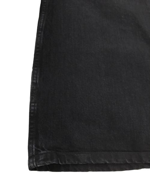 LACOSTE（ラコステ）LACOSTE (ラコステ) ブラック ヘビーオンスデニムジャケット ブラック サイズ:39　170/92Aの古着・服飾アイテム