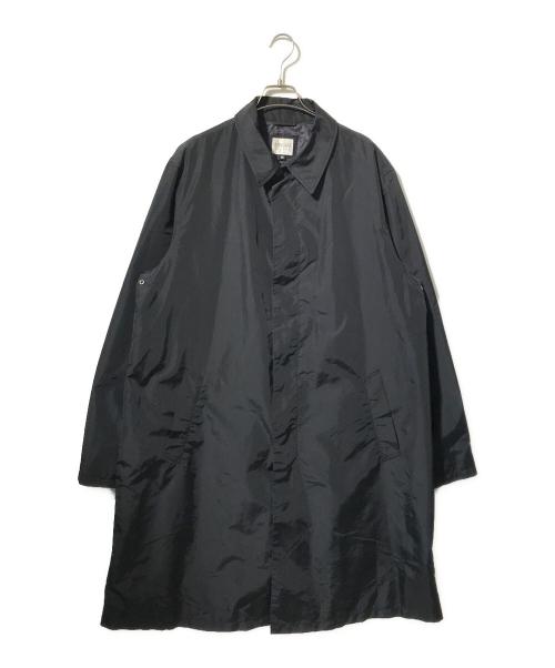ARMANI COLLEZIONI（アルマーニ コレツィオーニ）ARMANI COLLEZIONI (アルマーニ コレツィオーニ) ナイロンステンカラーコート ブラック サイズ:56の古着・服飾アイテム