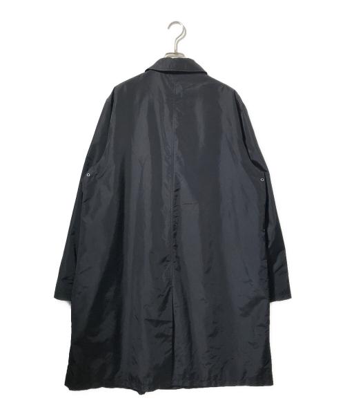 ARMANI COLLEZIONI（アルマーニ コレツィオーニ）ARMANI COLLEZIONI (アルマーニ コレツィオーニ) ナイロンステンカラーコート ブラック サイズ:56の古着・服飾アイテム
