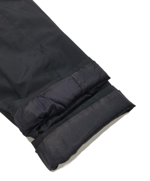ARMANI COLLEZIONI（アルマーニ コレツィオーニ）ARMANI COLLEZIONI (アルマーニ コレツィオーニ) ナイロンステンカラーコート ブラック サイズ:56の古着・服飾アイテム