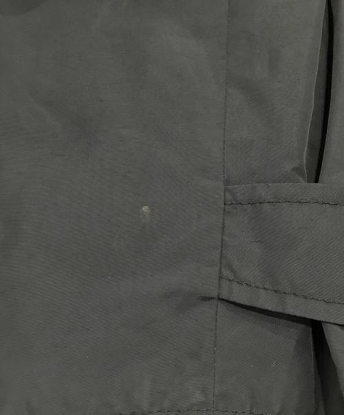ARMANI COLLEZIONI（アルマーニ コレツィオーニ）ARMANI COLLEZIONI (アルマーニ コレツィオーニ) ナイロンステンカラーコート ブラック サイズ:56の古着・服飾アイテム
