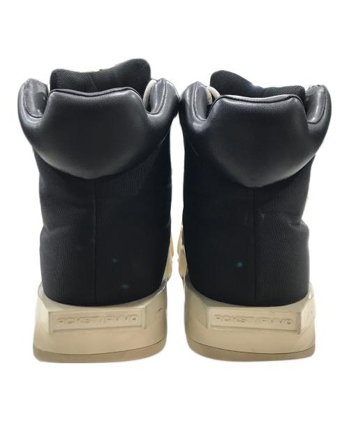 fvvo rocksta（フリーワールドオーダー）fvvo rocksta (フリーワールドオーダー) THICK SOLED HIGH TOP BOOTS ブラック サイズ:25.7ｃｍの古着・服飾アイテム