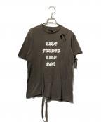 NUMBER (N)INEナンバーナイン）の古着「反戦Ｔシャツ」｜ブラウン