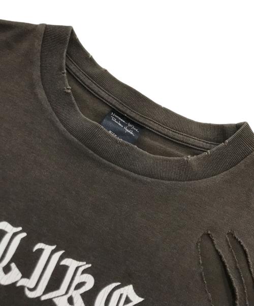NUMBER (N)INE（ナンバーナイン）NUMBER (N)INE (ナンバーナイン) 反戦Ｔシャツ ブラウン サイズ:2の古着・服飾アイテム