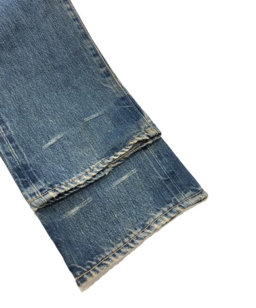 Hysteric Glamour（ヒステリックグラマー）Hysteric Glamour (ヒステリックグラマー) ピラミッドスタッズ ダメージリペア加工スキャブデニムパンツ インディゴ サイズ:32の古着・服飾アイテム
