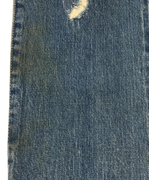 Hysteric Glamour（ヒステリックグラマー）Hysteric Glamour (ヒステリックグラマー) ピラミッドスタッズ ダメージリペア加工スキャブデニムパンツ インディゴ サイズ:32の古着・服飾アイテム